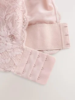 Next Non Pad Non Wire Total Support Lace Bra Light Pink New