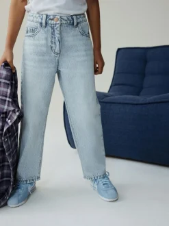 Next Straight Leg Jeans (3-16yrs) Light Wash