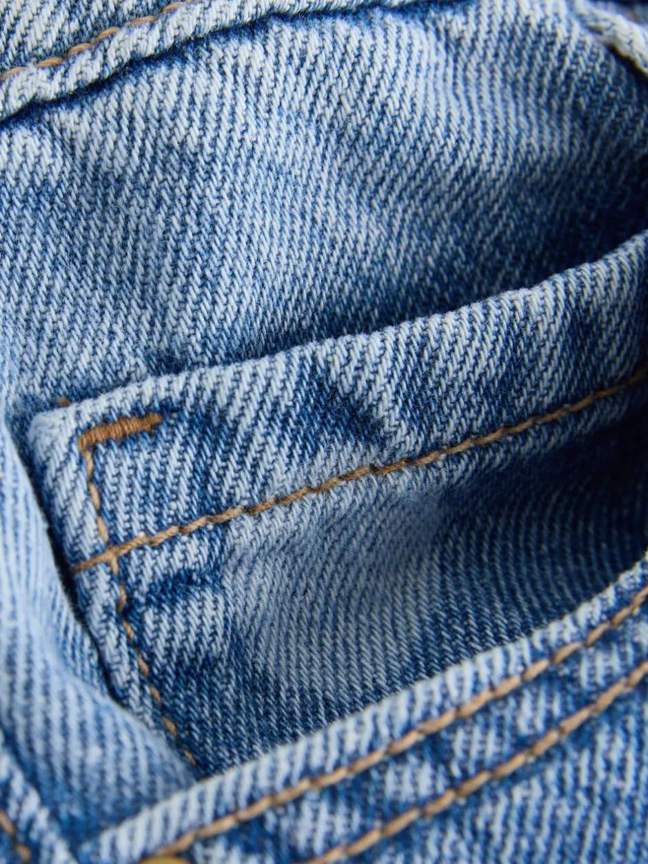 Next Lightwash Polka Dot Barrel Jeans (3-16yrs) New