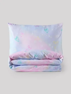 Next Supersoft 100% Brushed Cotton Duvet Cover and Pillowcase Set Lilac Fairy Light Best