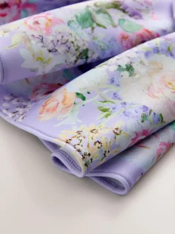 Next Scuba Occasion Dress (3mths-7yrs) Lilac Floral Online