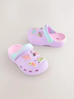 Next Lilac Purple Animal Character Clogs Discount