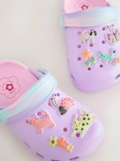 Next Lilac Purple Animal Character Clogs Discount