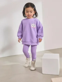 Next Lilac Purple Disney Aristocats Sweatshirt & Leggings Set (3mths-7yrs) Best
