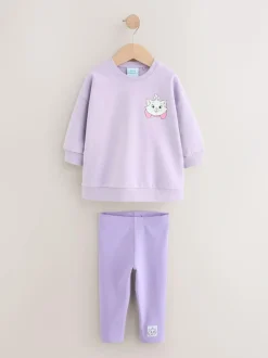 Next Lilac Purple Disney Aristocats Sweatshirt & Leggings Set (3mths-7yrs) Best