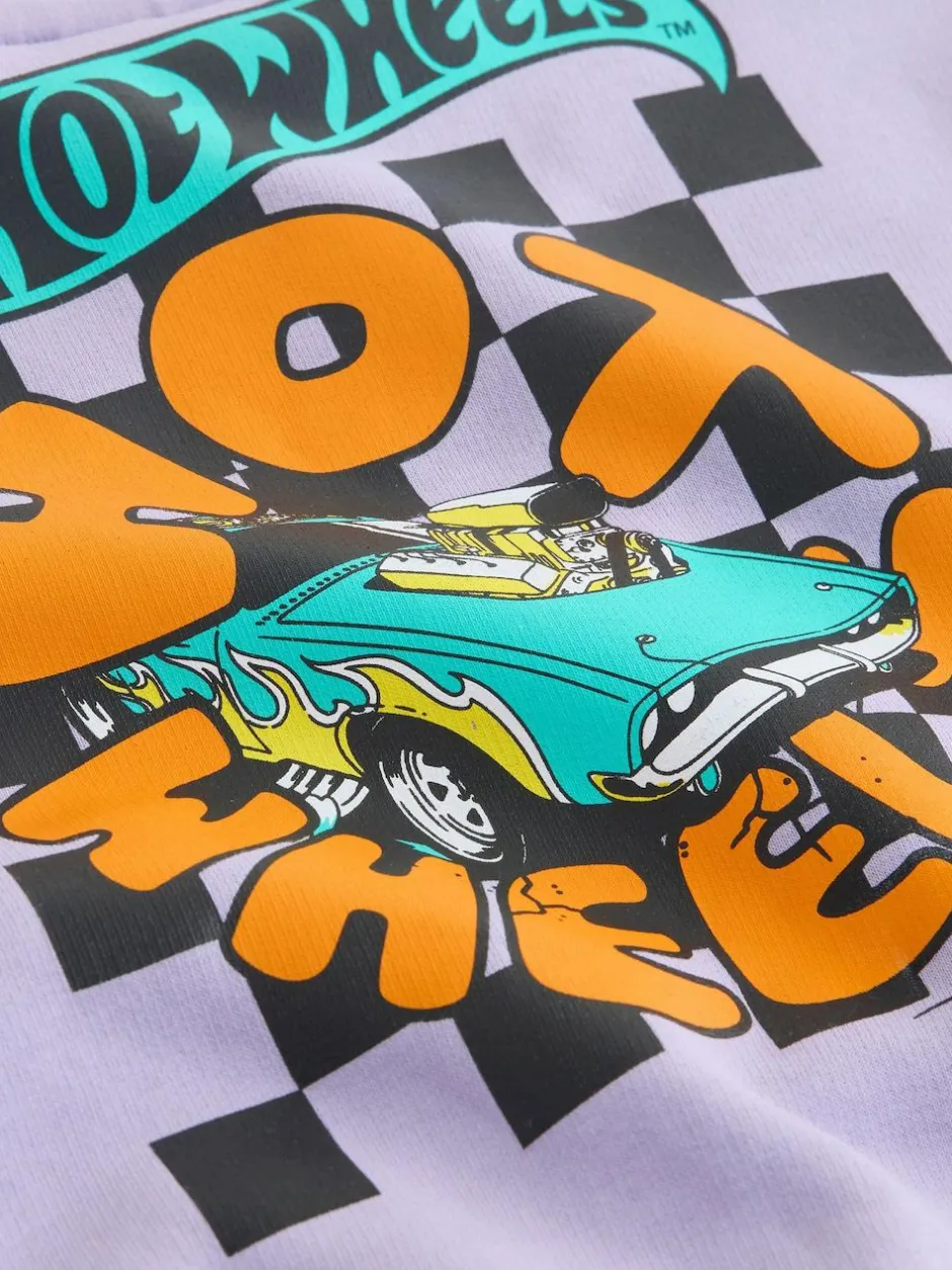 Next Lilac Purple Hot Wheels Crew Neck Sweatshirt (9mths-8yrs) Sale