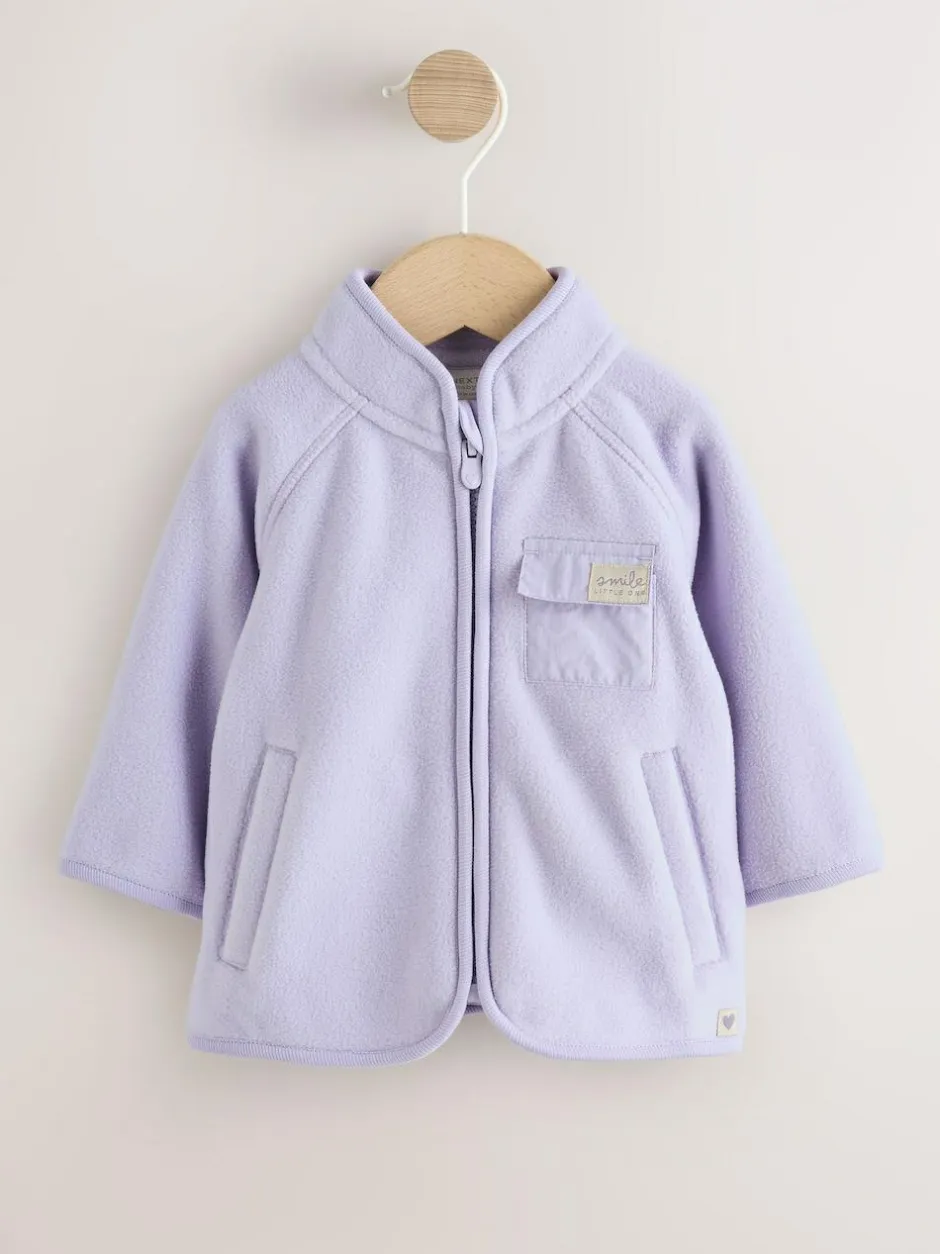 Next Lilac Purple Microfleece Baby Jacket (0mths-2yrs) Discount