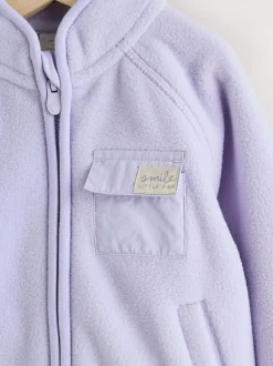 Next Lilac Purple Microfleece Baby Jacket (0mths-2yrs) Discount