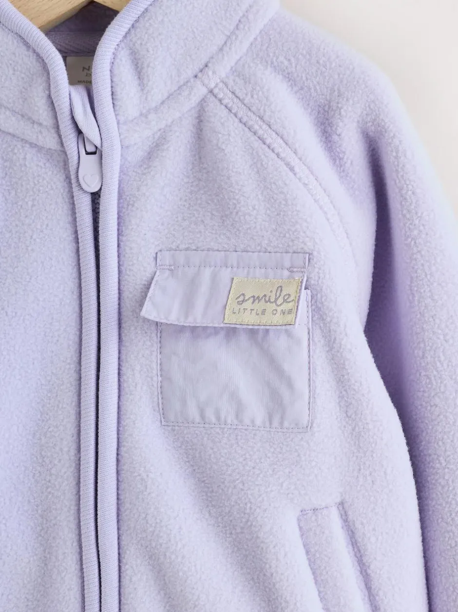 Next Lilac Purple Microfleece Baby Jacket (0mths-2yrs) Discount