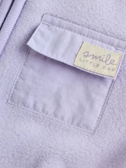 Next Lilac Purple Microfleece Baby Jacket (0mths-2yrs) Discount