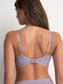 Next Pad Non Wire Ultimate Comfort Lounge Bra Lilac Purple Online