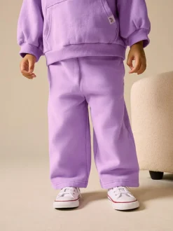 Next Lilac Purple Wide Leg Sweat Joggers (3mths-7yrs) Clearance