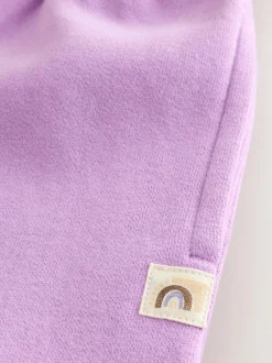 Next Lilac Purple Wide Leg Sweat Joggers (3mths-7yrs) Clearance