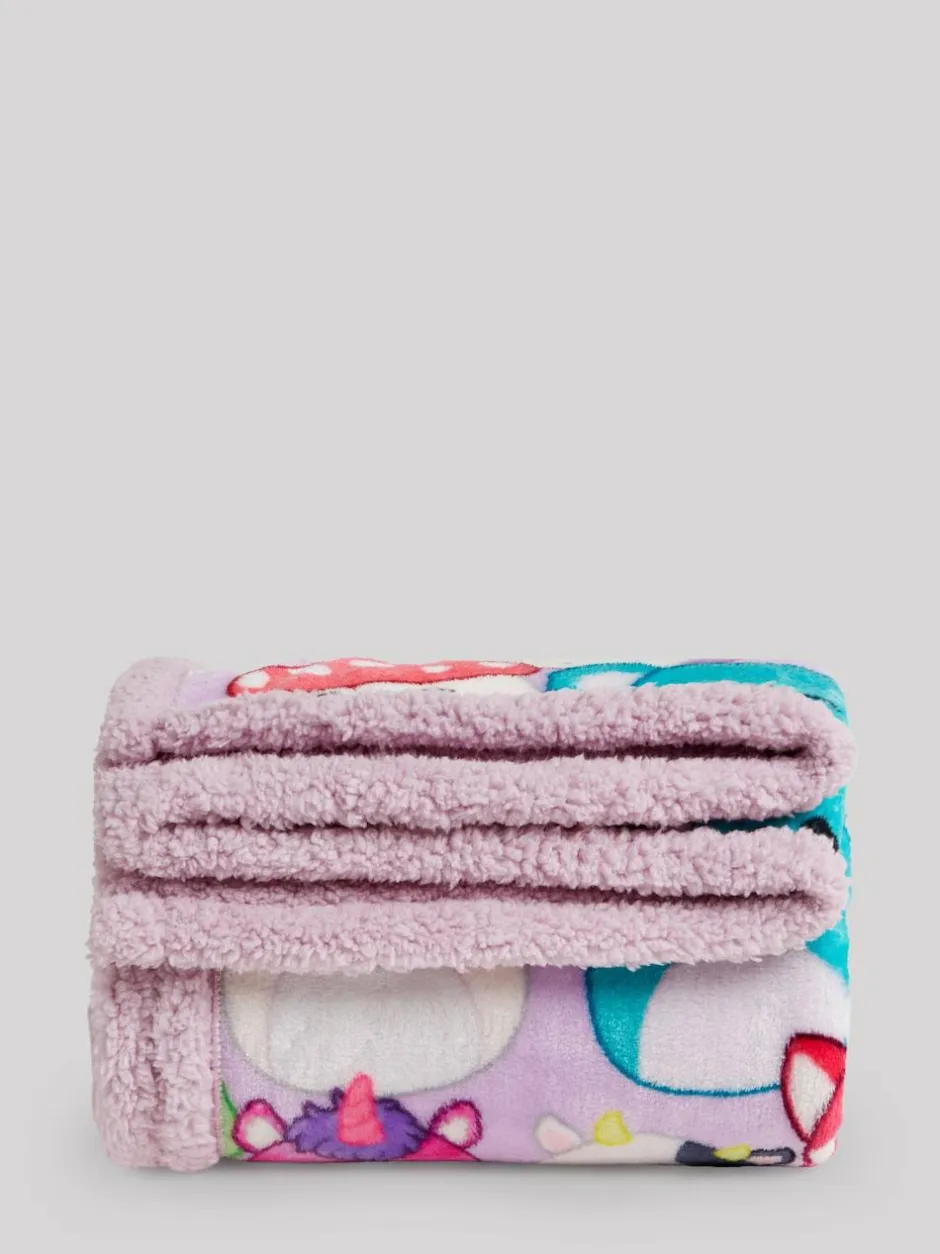 Next Lilac Squishmallows Fleece Throw