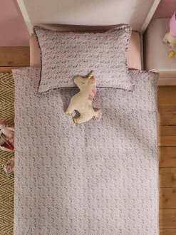 Next Lilac Unicorn Fairy Castle Duvet Cover and Pillowcase Set Best