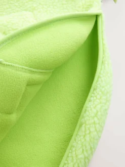 Next Active Borg Hooded Jacket Lime Green Sale