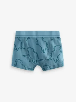 Next Linear Dino Print Junior Pattern Trunks 5 Pack (1.5-16yrs) Best