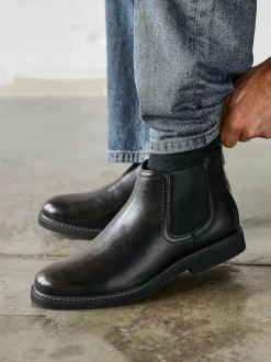 Linzi Alessandro Chelsea Boots Black New