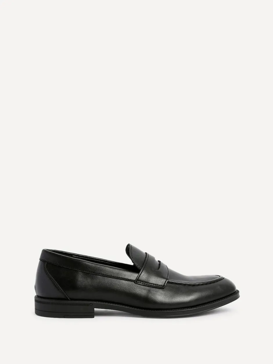 Linzi Aurelio Penny Loafers Black Sale