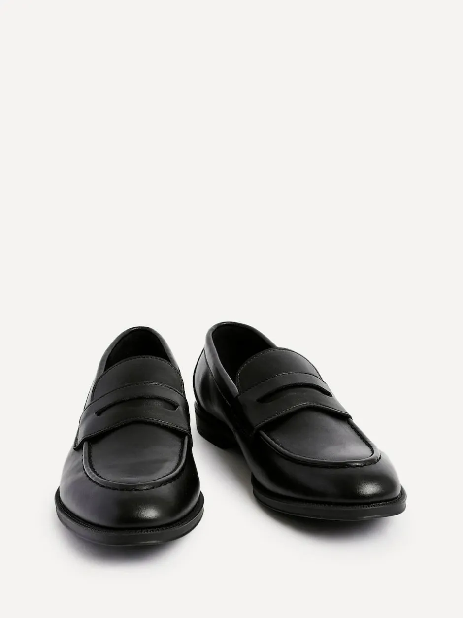 Linzi Aurelio Penny Loafers Black Sale