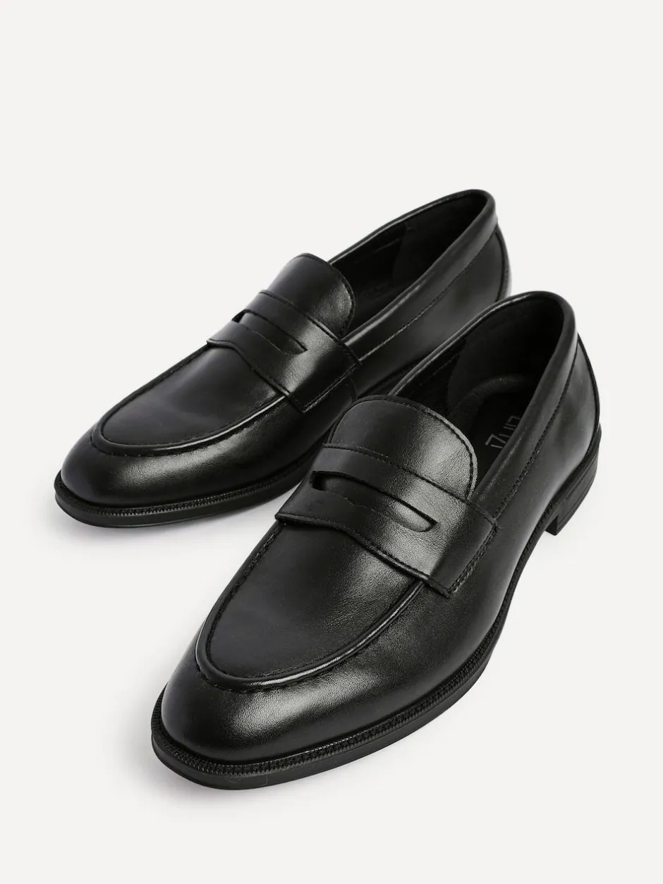 Linzi Aurelio Penny Loafers Black Sale