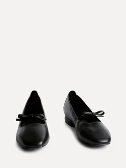 Linzi Cressida Ballet Pumps With Bow Detail Black Sale