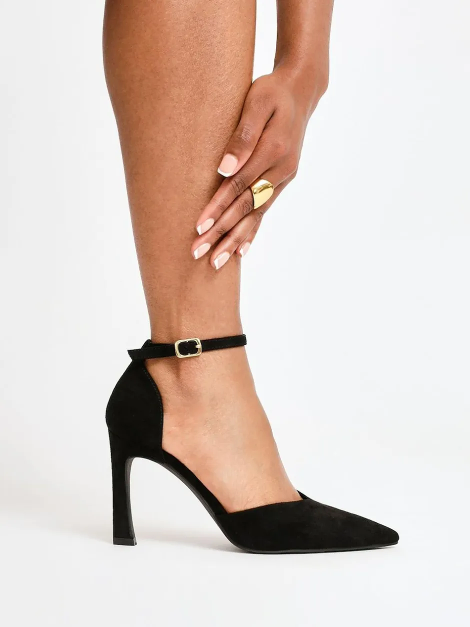Linzi Black Moira Classic Stiletto Court Heels Best