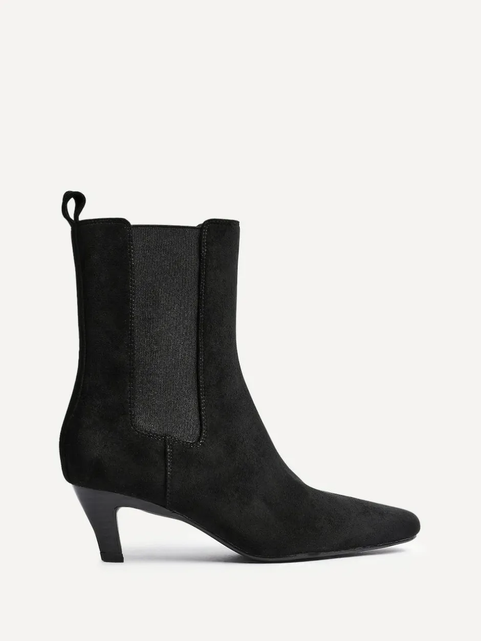 Linzi Ritual Kitten Heeled Chelsea Boots Black Best