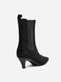 Linzi Ritual Kitten Heeled Chelsea Boots Black Best