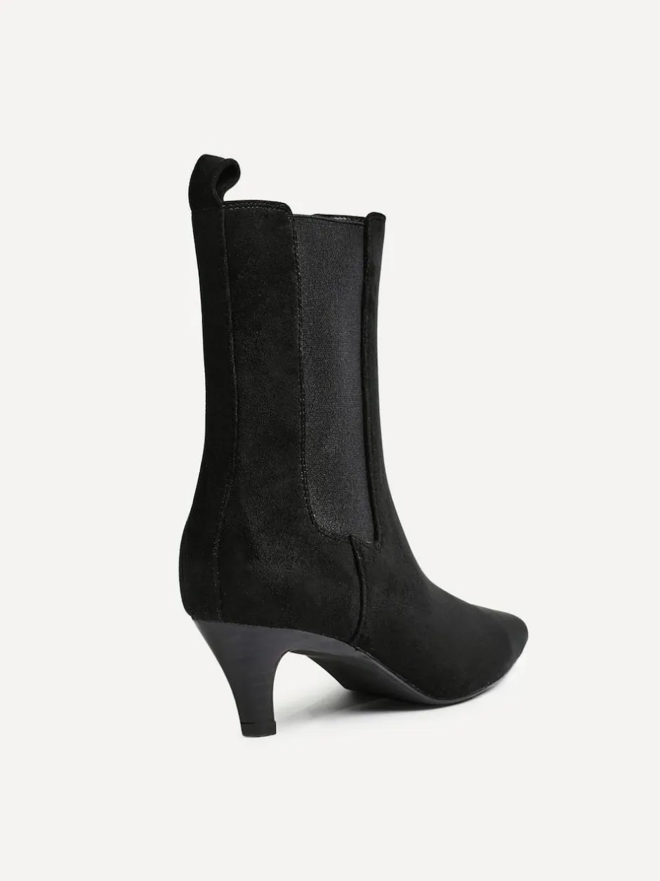 Linzi Ritual Kitten Heeled Chelsea Boots Black Best