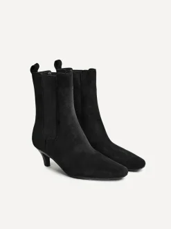 Linzi Ritual Kitten Heeled Chelsea Boots Black Best