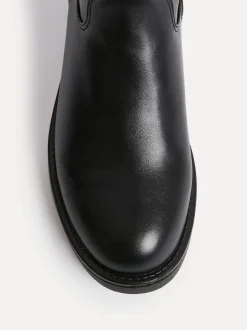 Linzi Black Roam High Leg Boots With Double Zip Detail Best