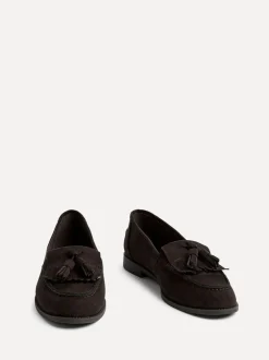 Linzi Rosemary Classic Slip-On Loafers With Tassel Detail Brown Outlet