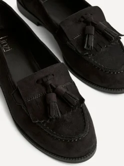 Linzi Rosemary Classic Slip-On Loafers With Tassel Detail Brown Outlet