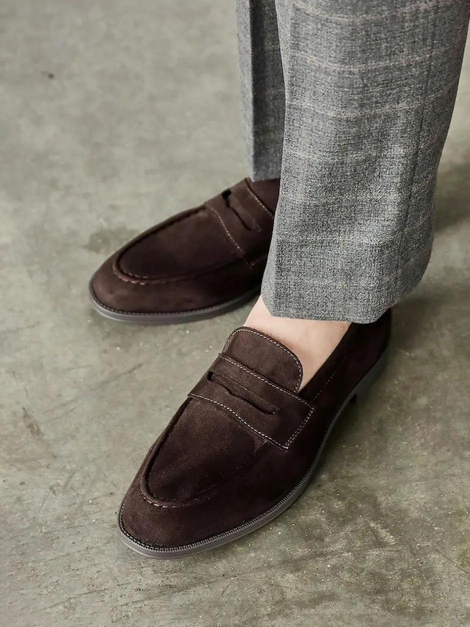 Linzi Aurelio Penny Loafers Dark Brown Best