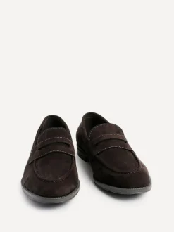 Linzi Aurelio Penny Loafers Dark Brown Best