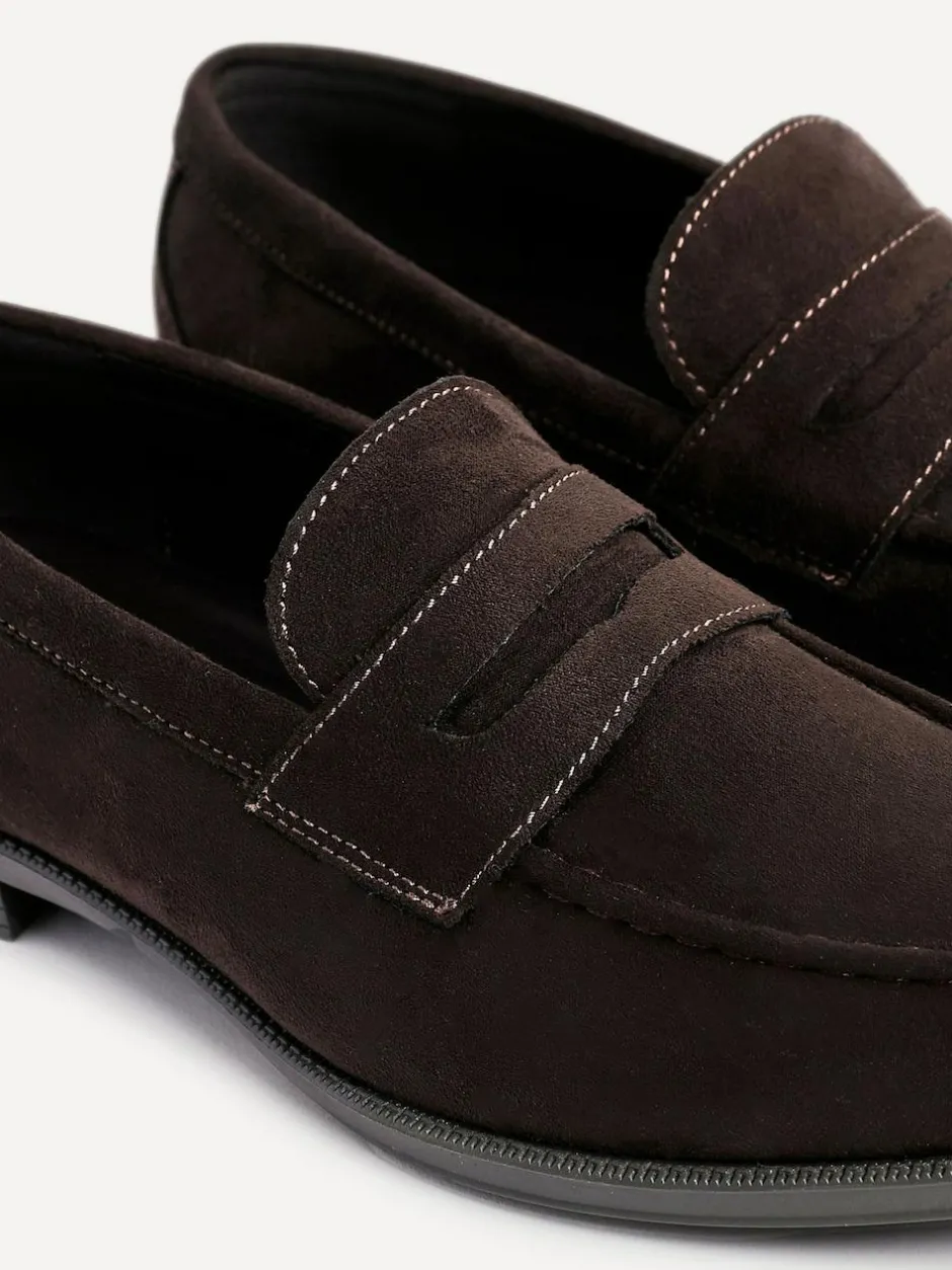 Linzi Aurelio Penny Loafers Dark Brown Best