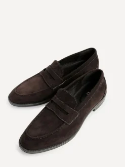 Linzi Aurelio Penny Loafers Dark Brown Best