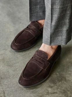 Linzi Aurelio Penny Loafers Dark Brown Best