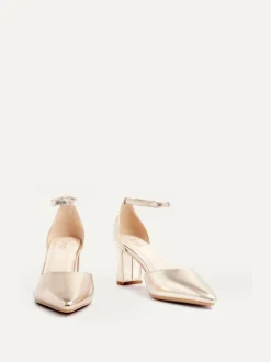 Linzi Gold Leona Closed Back Court Block Heels