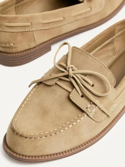 Linzi Vanish Slip-On Loafers With Lace Detailing Natural Hot