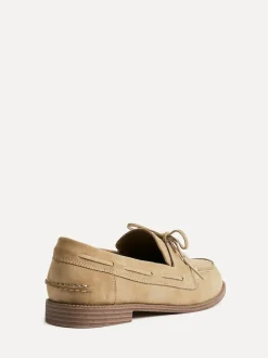 Linzi Vanish Slip-On Loafers With Lace Detailing Natural Hot