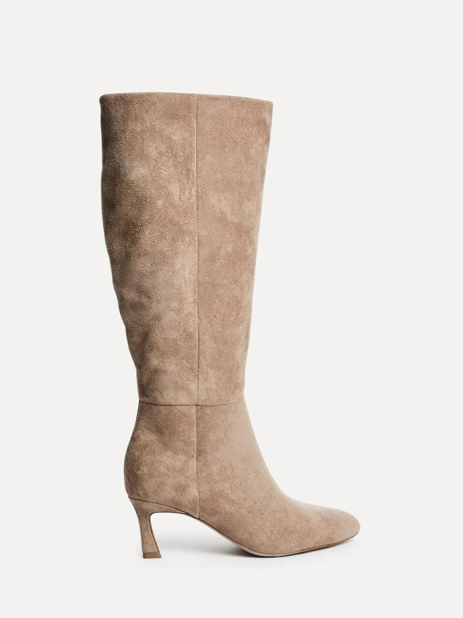 Linzi Rush Pointed Toe High Leg Stiletto Boots Nude Online