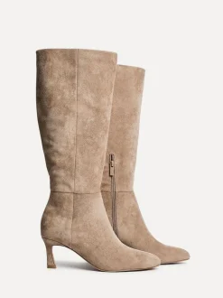 Linzi Rush Pointed Toe High Leg Stiletto Boots Nude Online