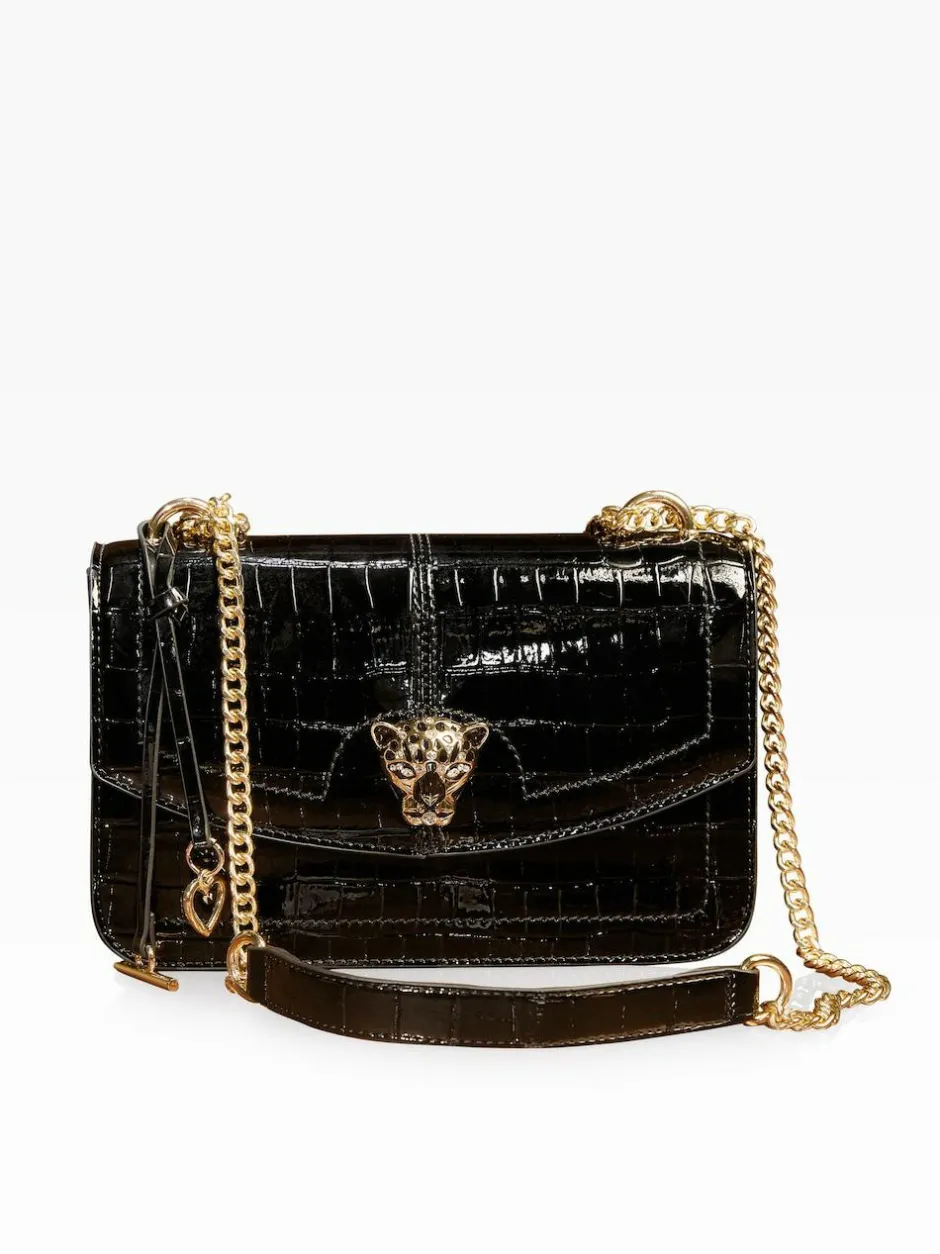Lipsy Medium Chain Shoulder Bag Black Outlet