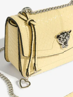 Lipsy Butter Yellow Small Chain Shoulder Bag Online