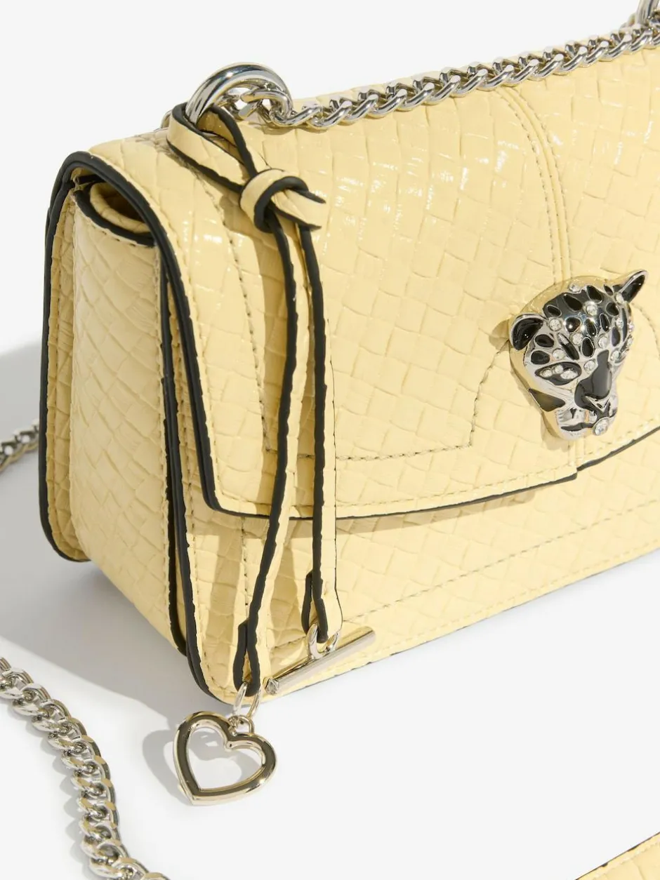 Lipsy Butter Yellow Small Chain Shoulder Bag Online