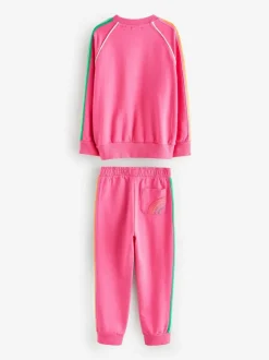 Little Bird by Jools Oliver Sweatshirt and Joggers Set Pink Outlet