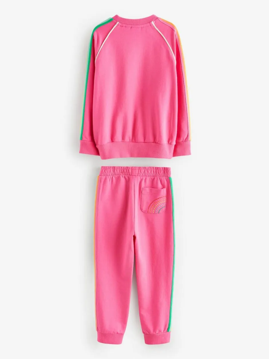Little Bird by Jools Oliver Sweatshirt and Joggers Set Pink Outlet