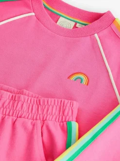 Little Bird by Jools Oliver Sweatshirt and Joggers Set Pink Outlet